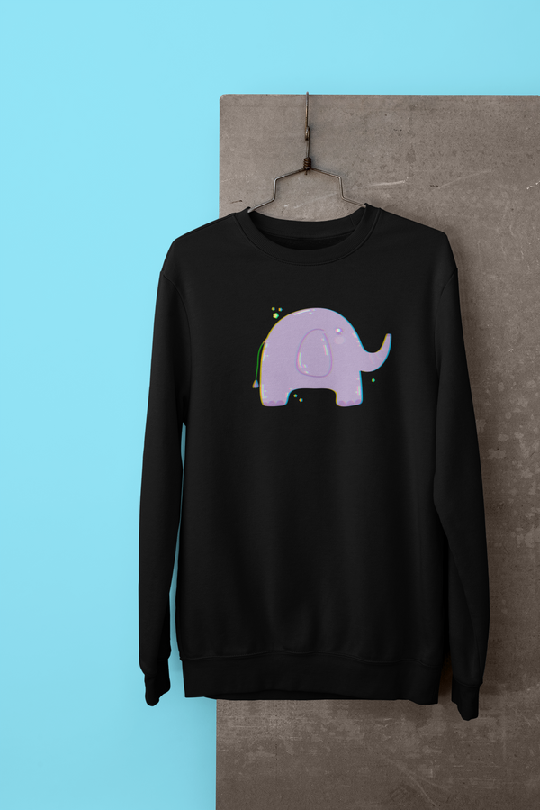 Awkward Elephant - Heavy Blend Crewneck Sweatshirt